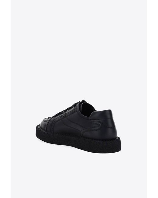 Dolce & Gabbana Black Modigliani Low-Top Sneakers for men