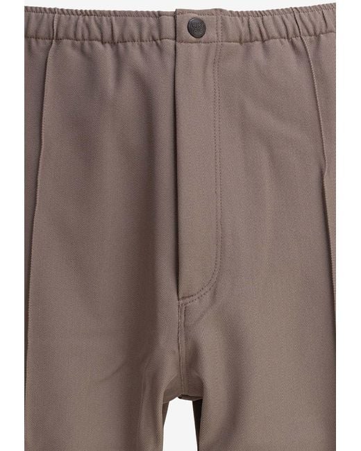 Needles Brown Boot-Cut Straight-Leg Pants for men