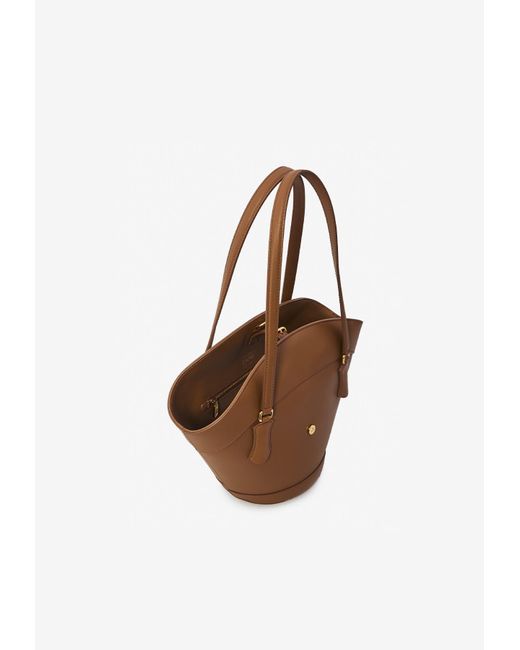 Dolce & Gabbana White Capri Calf Leather Tote Bag