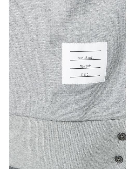Thom Browne Gray Classic Loopback Sweatshirt for men