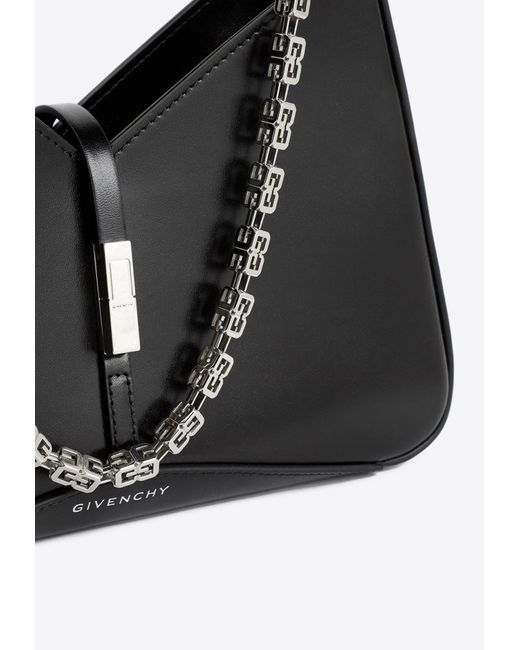 Givenchy White Small Cut-Out Leather Shoulder Bag