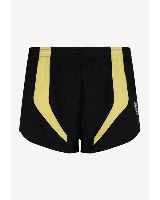 Martine Rose Black Football Jersey Shorts for men