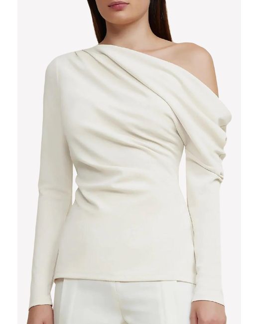 Acler Sophia Top in White | Lyst Canada