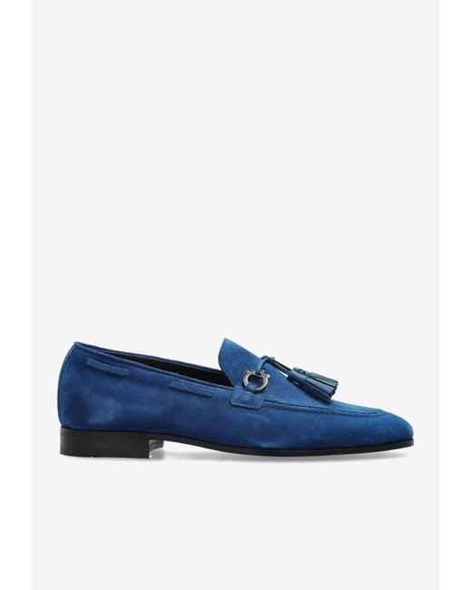 Ferragamo Blue Shoes Basilea for men