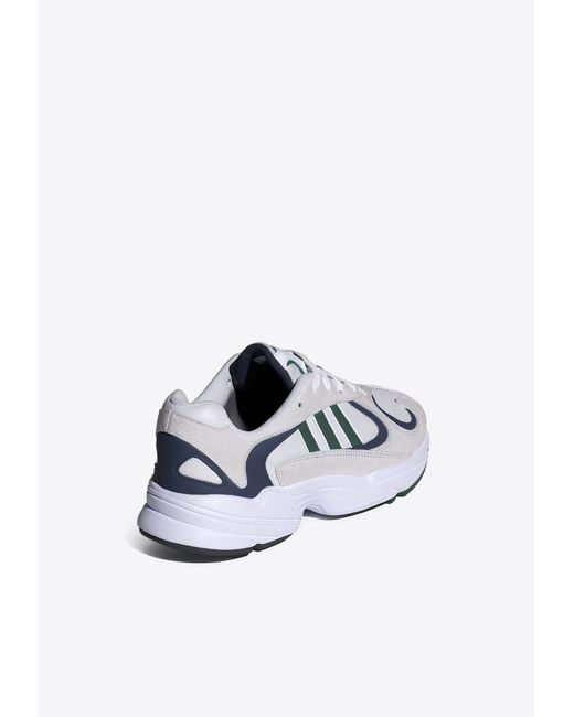 Adidas Originals White Falcon Dorf Low-Top Sneakers