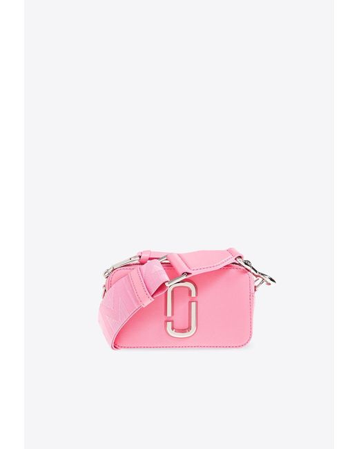 Marc Jacobs Pink The Utility Snapshot Leather Camera Bag