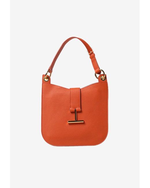 Tom Ford Orange Small Tara Crossbody Bag