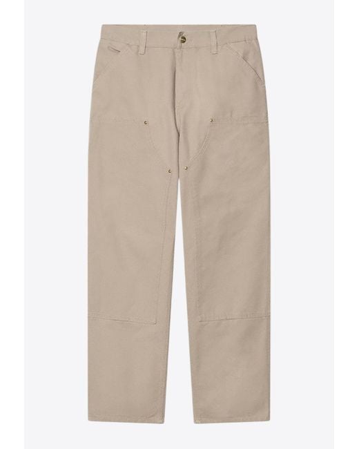 Carhartt Natural Double Knee Chino Pants for men