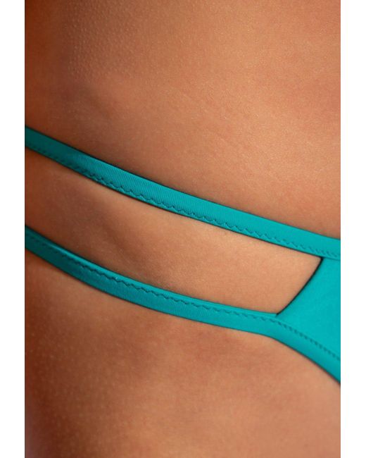 Moschino Blue Double Side Straps Bikini Bottoms