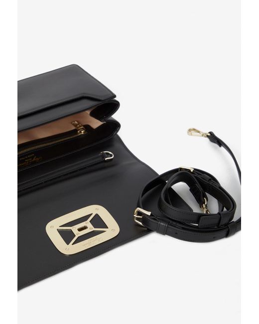 Roger Vivier White Viv' Choc Shoulder Bag