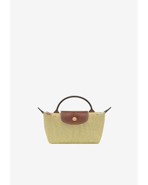 Longchamp Green Le Pliage Original Crossbody Bag