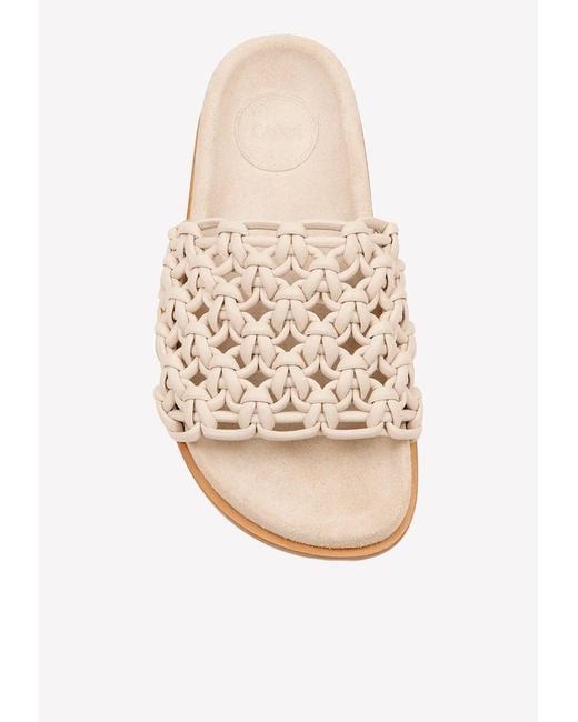Chloé Natural Wavy Flat Mule