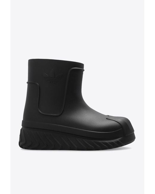 Adidas Originals Black Adifom Superstar Ankle Rain Boots