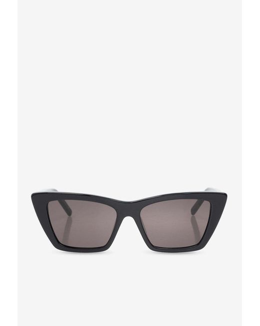 Saint Laurent Gray Sl 276 Mica Sunglasses