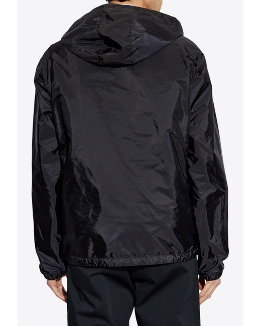 Moncler Black Sarrans Practical Hooded Jacket for men