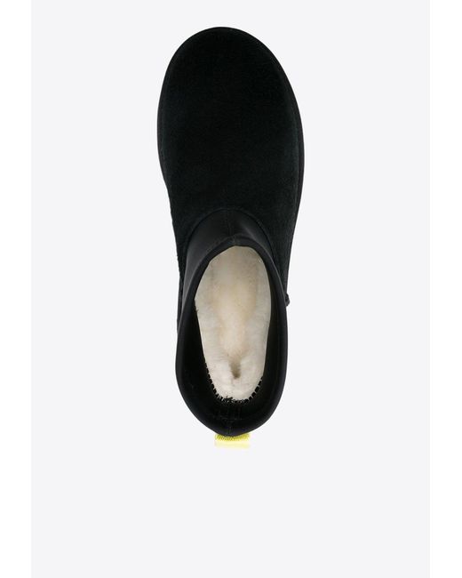 Ugg Black Classic Mini Dipper Flatform Snow Boots