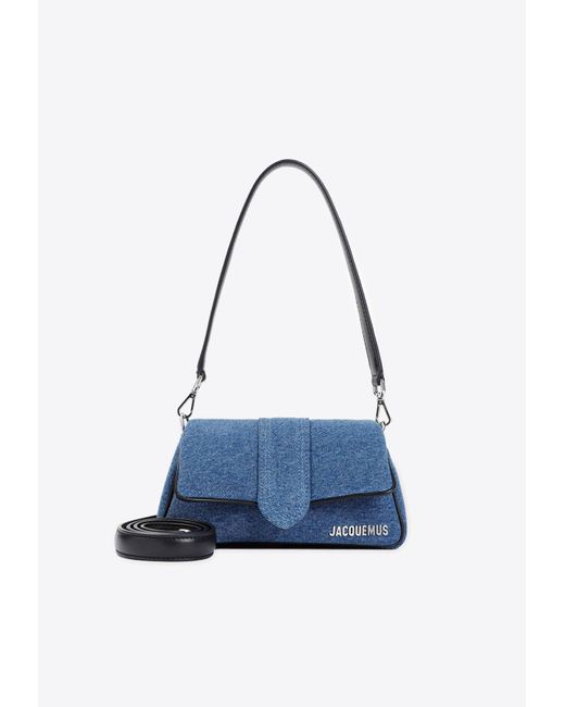 Jacquemus Blue Mini Bambimou Denim Shoulder Bag