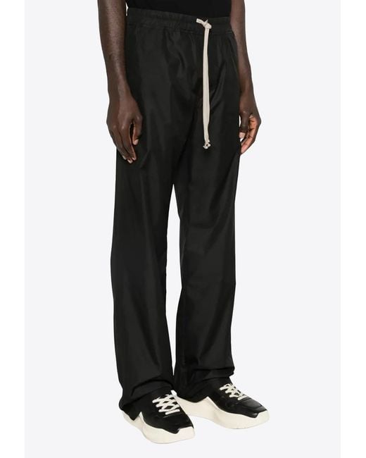 Moncler Black Drawstring Track Pants for men