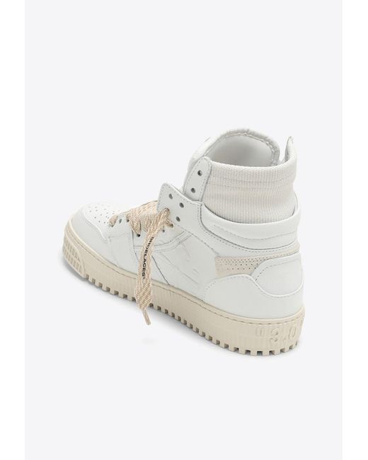 Off-White c/o Virgil Abloh White Off Court 3.0 High-Top Sneakers