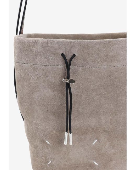 Maison Margiela White Belt Drawstring Crossbody Bag