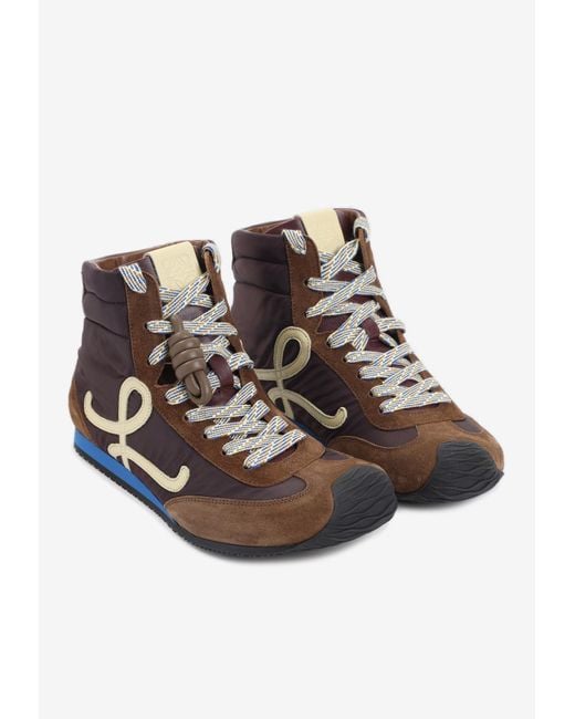 Loewe White Runner 2.0 High-Top Sneakers