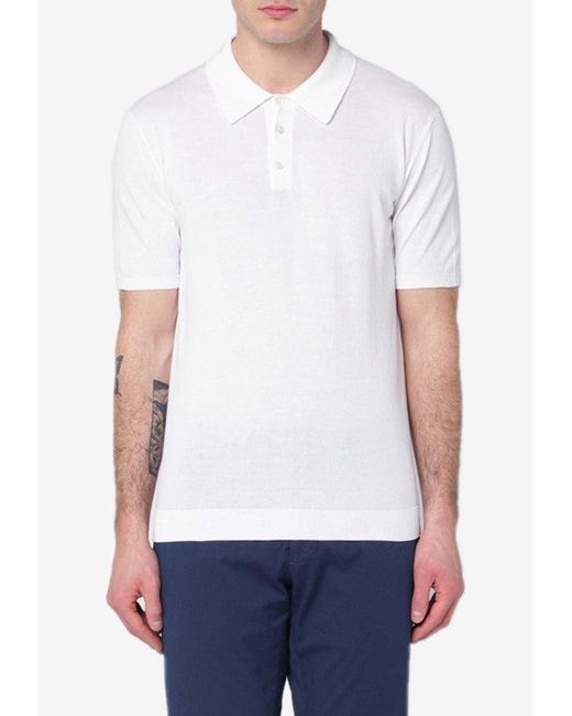 Roberto Collina White Basic Polo T-Shirt for men