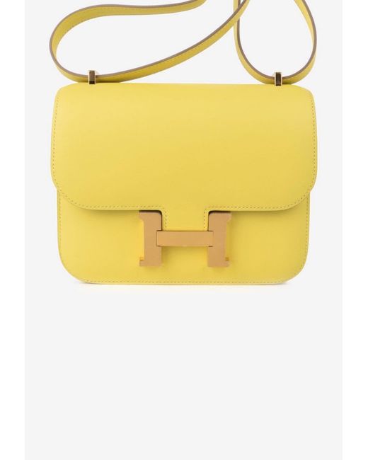 Hermes constance bag yellow new arrivals