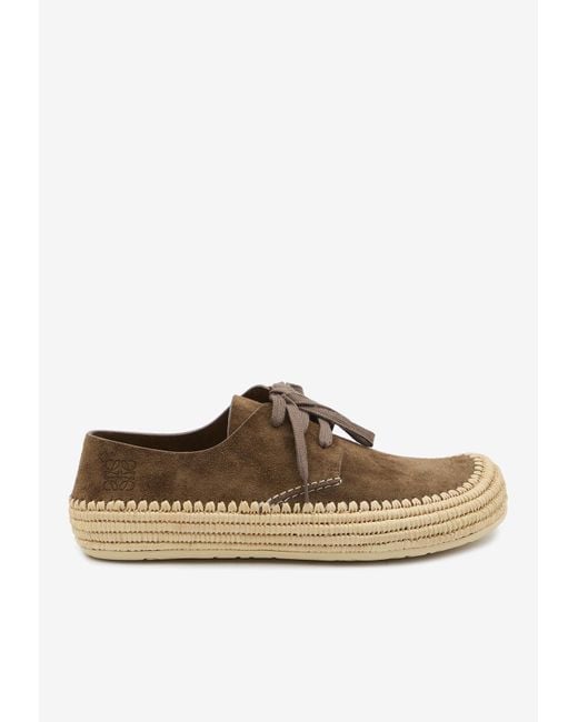 Loewe Brown Rio Suede Sneakers for men