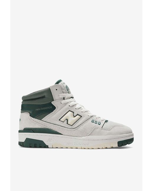 New Balance Multicolor 650 High-Top Sneakers