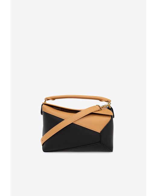 Loewe White Small Puzzle Shoulder Bag