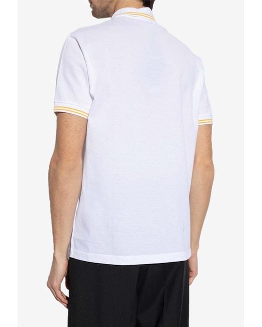 Versace White Medusa Polo T-Shirt for men