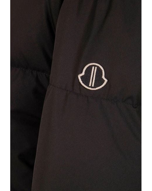 Moncler Black Cropped Cyclopic Puffer Jacket for men