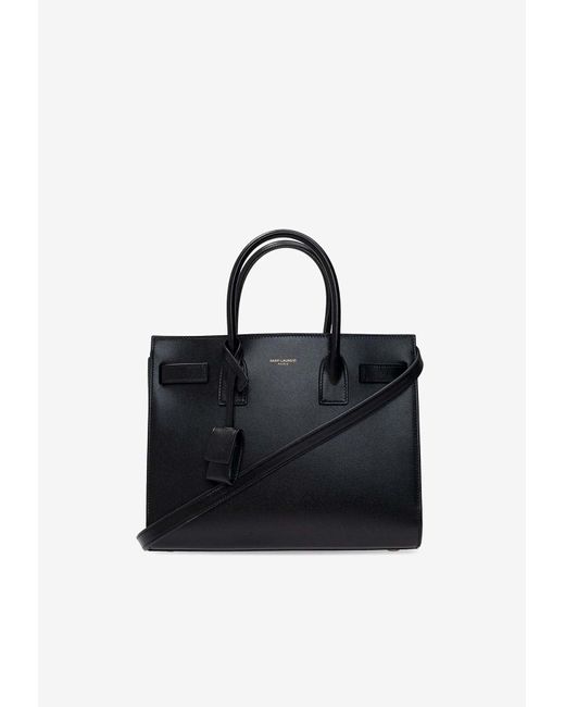 Saint Laurent Black Medium Sac De Jour Shoulder Bag
