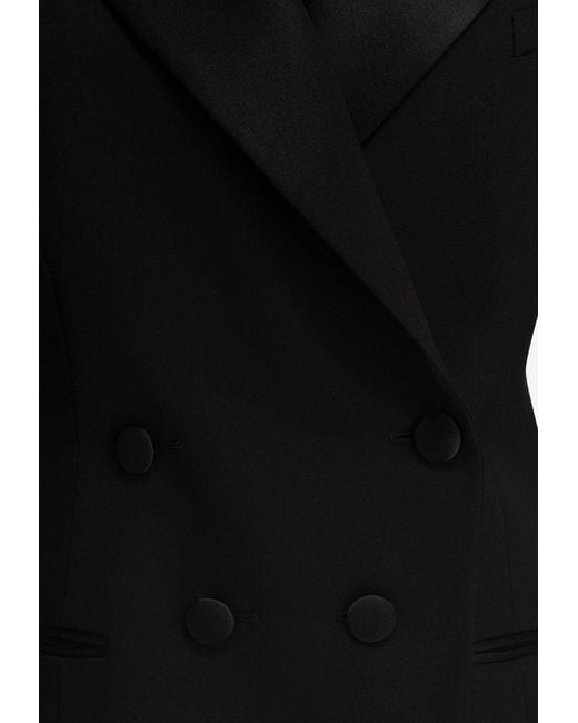 Givenchy Black Double-Breasted Tuxedo Jacket