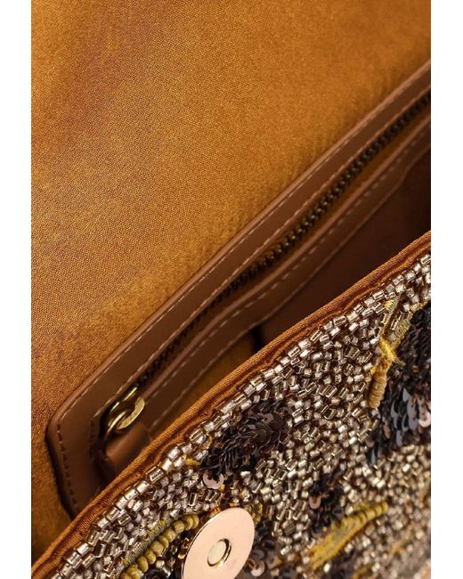 Staud White Tommy Beaded Shoulder Bag