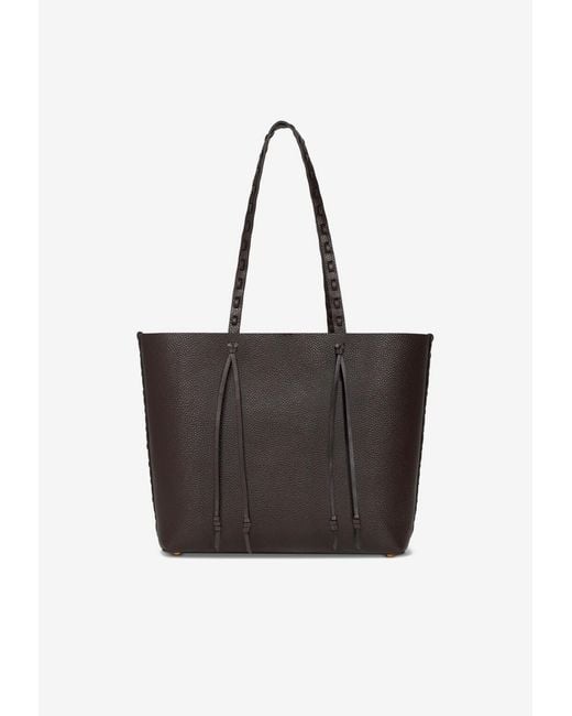 ETRO LEATHER TOTE BAG 牛革 Etro Medium Essential Leather Tote Bag in Black | Lyst