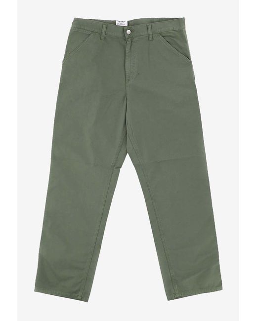 Carhartt Green Single Knee Pants for men