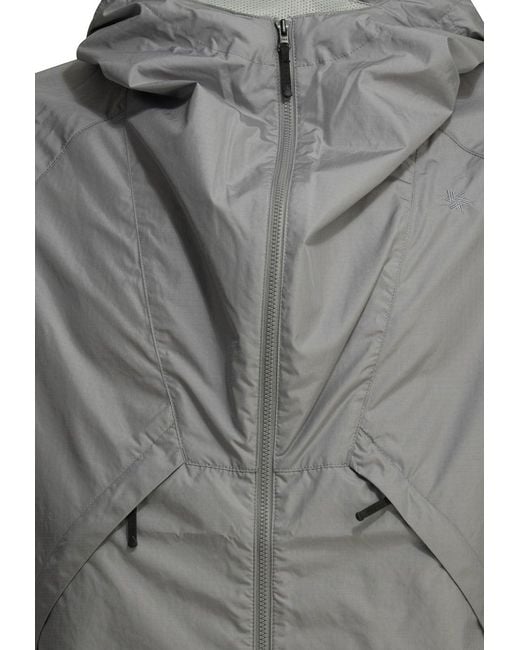Goldwin Gray Rip-Stop Windbreaker Jacket for men