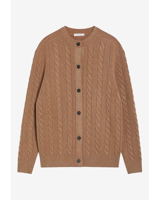 The Row Brown Loneke Cardigan