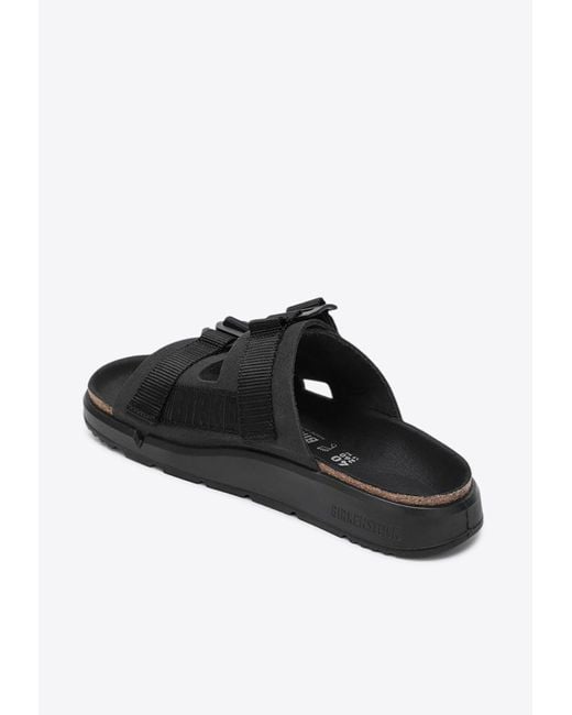 Birkenstock Black Shinjuku Double-Strap Slides