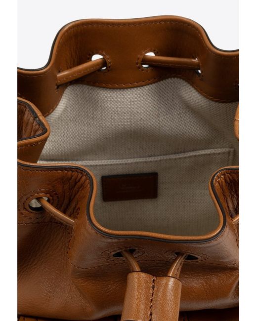 Chloé Brown Camera Bucket Bag