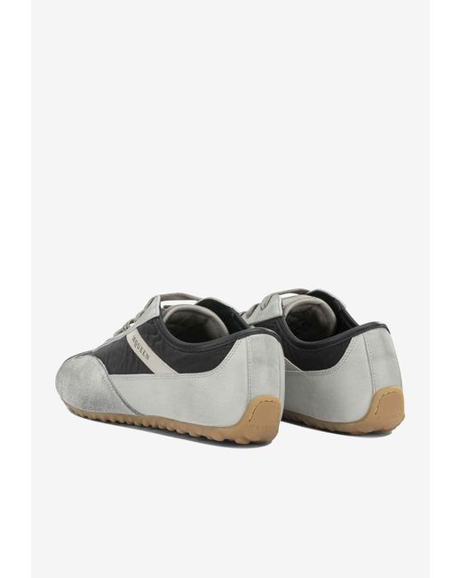 McQueen Gray Boxe Low-Top Sneakers for men