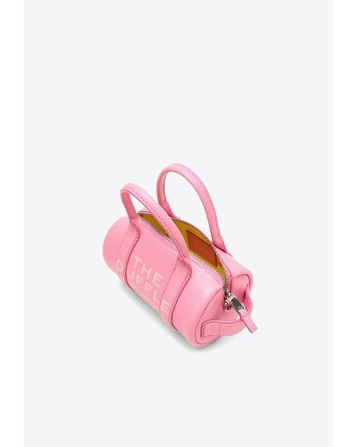 Marc Jacobs Pink The Mini Logo Duffel Bag