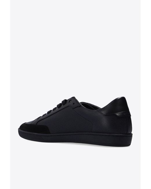 Saint Laurent Black Sl/10 Classic Court Sneakers for men