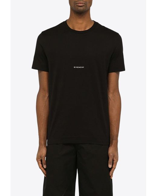 Givenchy Black Logo Short-Sleeved T-Shirt for men