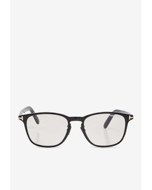 Tom Ford Gray Classic Square Glasses for men