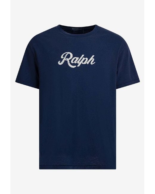 Polo Ralph Lauren Men's Blue Ralph Print T-Shirt