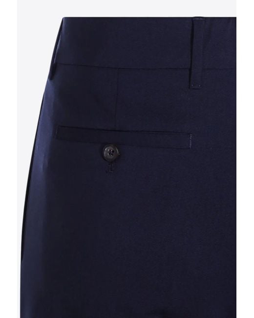 Miu Miu Blue Tailored Wool Pants