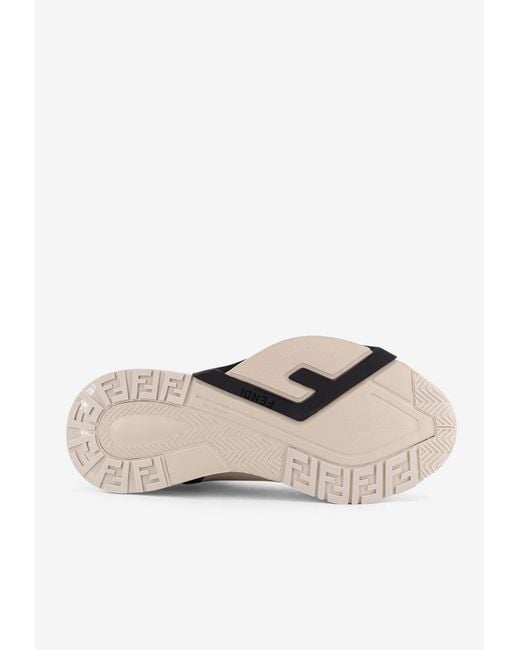 Fendi Multicolor Flow Slip-On Sneakers for men