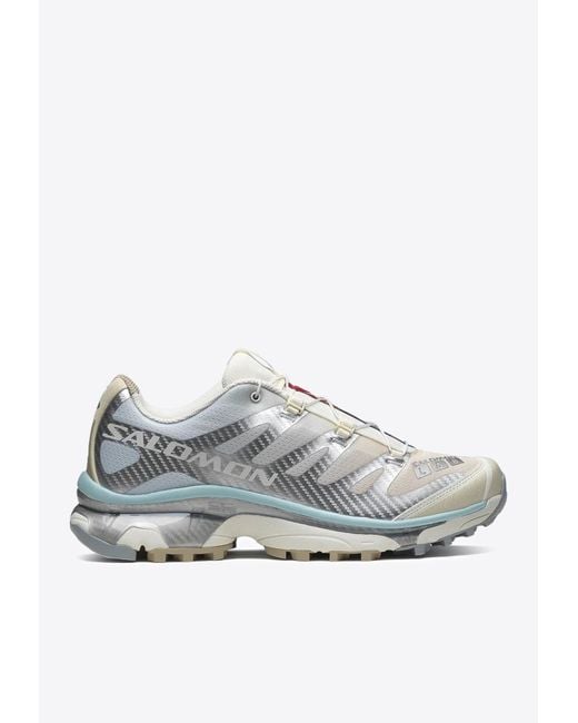 Salomon White Xt-4 Og Low-Top Sneakers
